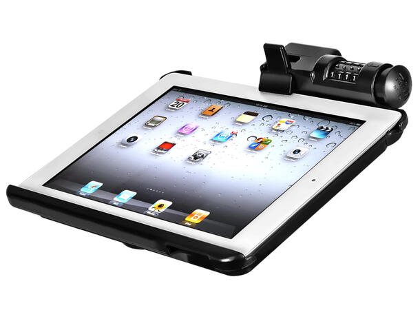 RAM Mount Latch-N-Lock med kodelås For iPad 1-4 